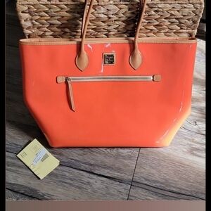 Dooney & Bourke Orange Tote Bag